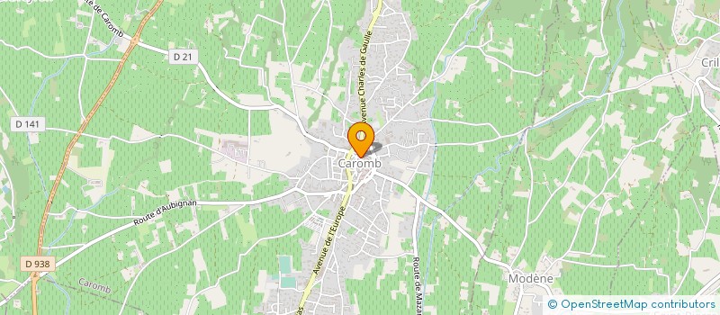 localisation de l'entreprise MONSIEUR BRUNO TASSAN  CAROMB