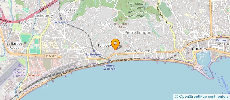 localisation de l'entreprise MONSIEUR BRUNO TASSY à CANNES
