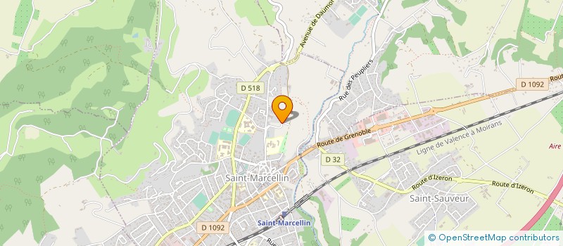 localisation de l'entreprise MONSIEUR BRUNO TAULIER  SAINT-MARCELLIN