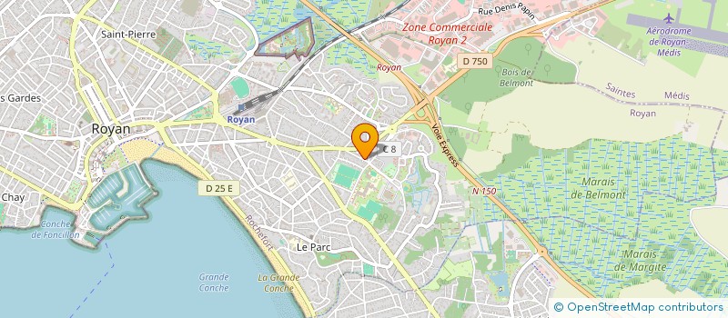 localisation de l'entreprise MONSIEUR BRUNO TAUNAY  ROYAN