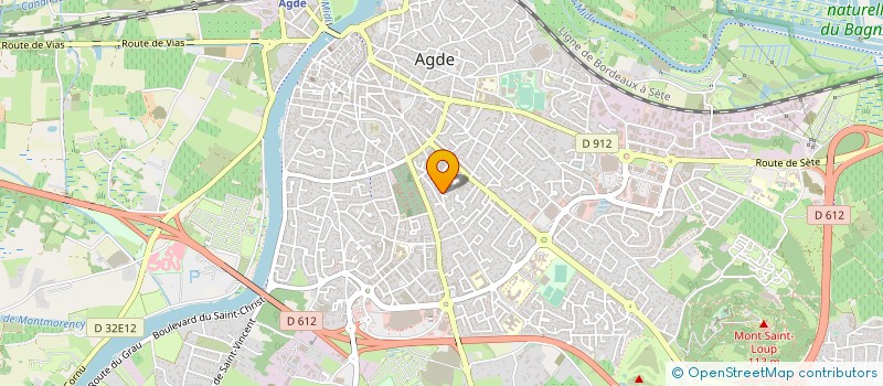 localisation de l'entreprise MONSIEUR BRUNO TAVARES DE MATOS à AGDE