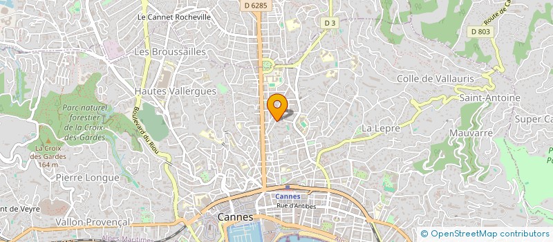 localisation de l'entreprise MONSIEUR BRUNO TAVARES RODRIGUES VEIGA à CANNES