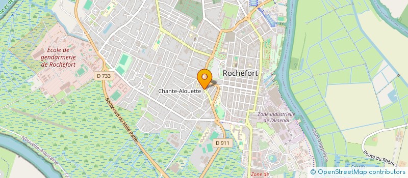 localisation de l'entreprise MONSIEUR BRUNO TAVERNIER  ROCHEFORT