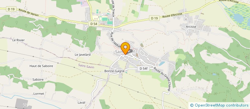 localisation de l'entreprise MONSIEUR BRUNO TAVERNIER  SAINT-CHEF