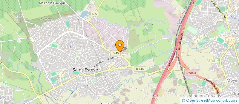 localisation de l'entreprise MONSIEUR BRUNO TAYSSE  SAINT-ESTEVE