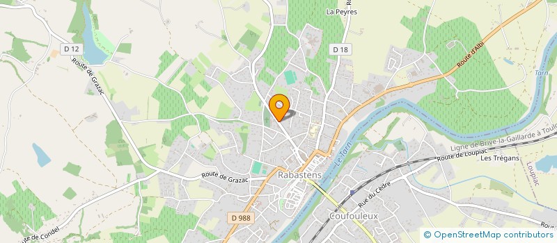 localisation de l'entreprise MONSIEUR BRUNO TAZE  RABASTENS