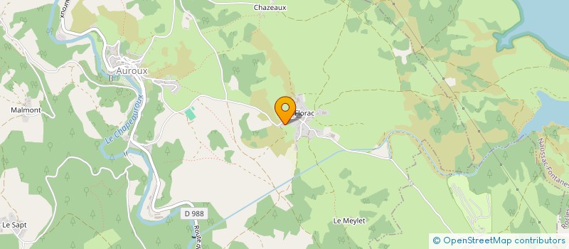 localisation de l'entreprise MONSIEUR BRUNO TEISSANDIER  AUROUX