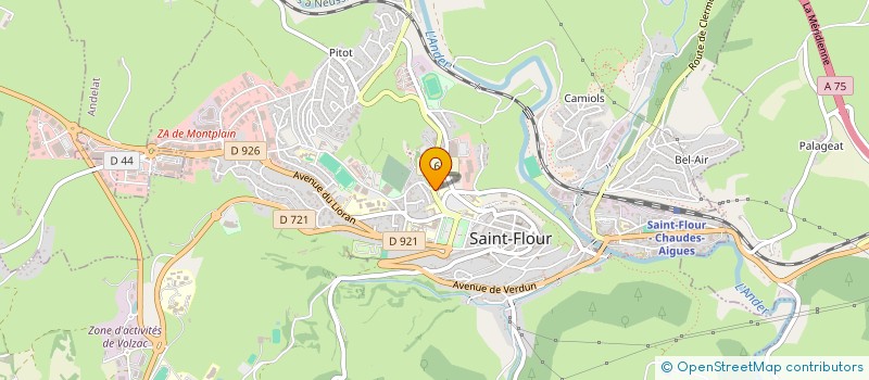 localisation de l'entreprise MONSIEUR BRUNO TEISSEDRE à SAINT-FLOUR