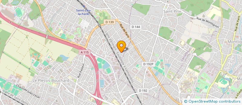 localisation de l'entreprise MONSIEUR BRUNO TEIXEIRA  SAINT-LEU-LA-FORET