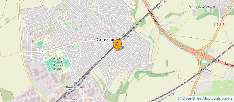 localisation de l'entreprise MONSIEUR BRUNO TEIXEIRA MANUEL à GOUSSAINVILLE
