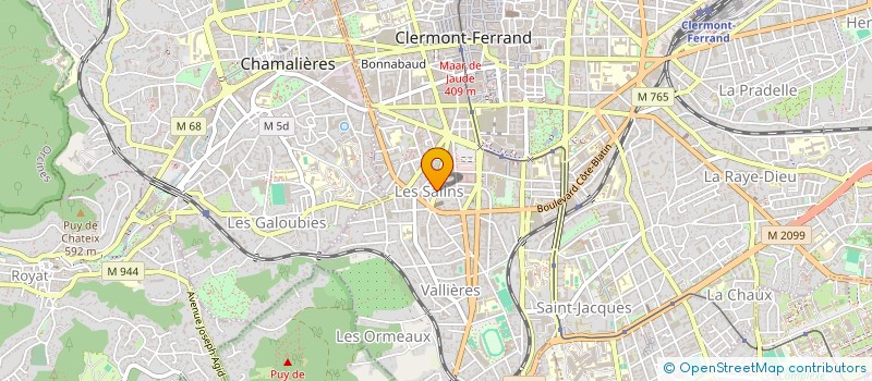 localisation de l'entreprise MONSIEUR BRUNO TEIXEIRA SILVA à CLERMONT-FERRAND