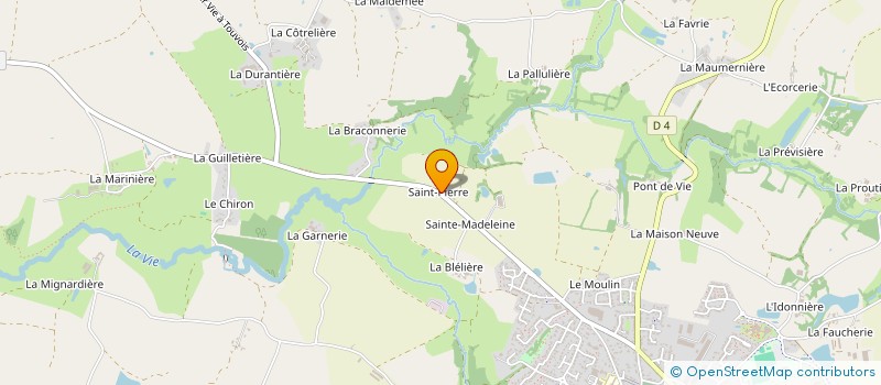 localisation de l'entreprise MONSIEUR BRUNO TENAILLEAU  LE POIRE-SUR-VIE