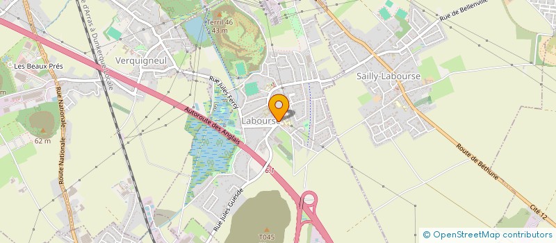 localisation de l'entreprise MONSIEUR BRUNO TERNISIEN  LABOURSE