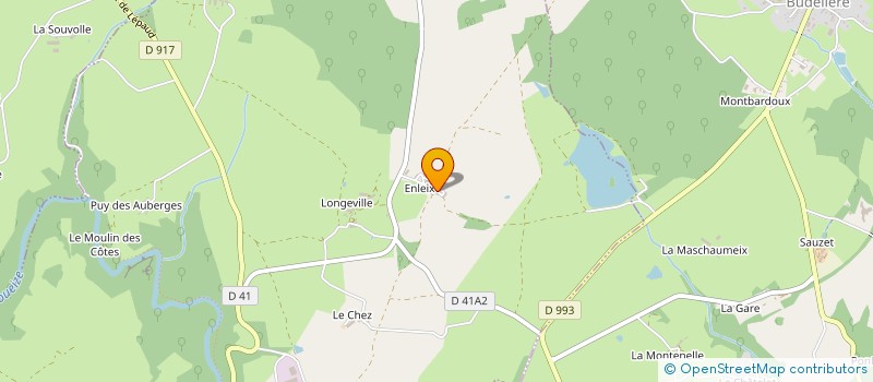 localisation de l'entreprise MONSIEUR BRUNO TERRET  CHAMBON-SUR-VOUEIZE