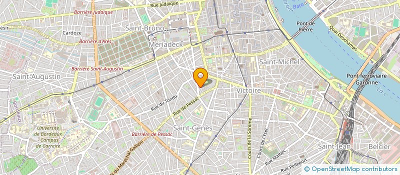 localisation de l'entreprise MONSIEUR BRUNO TESNIERE  BORDEAUX