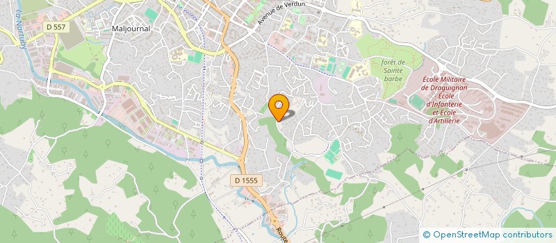 localisation de l'entreprise MONSIEUR BRUNO TEXIER  DRAGUIGNAN