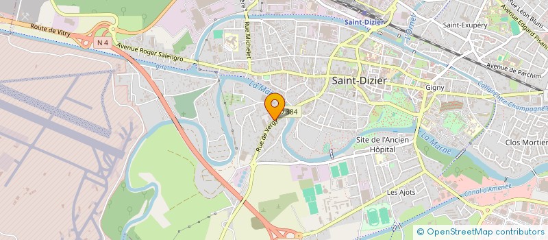 localisation de l'entreprise MONSIEUR BRUNO THABOURET à SAINT-DIZIER