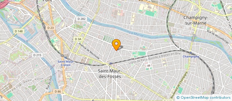 localisation de l'entreprise MONSIEUR BRUNO THEURANT à SAINT-MAUR-DES-FOSSES