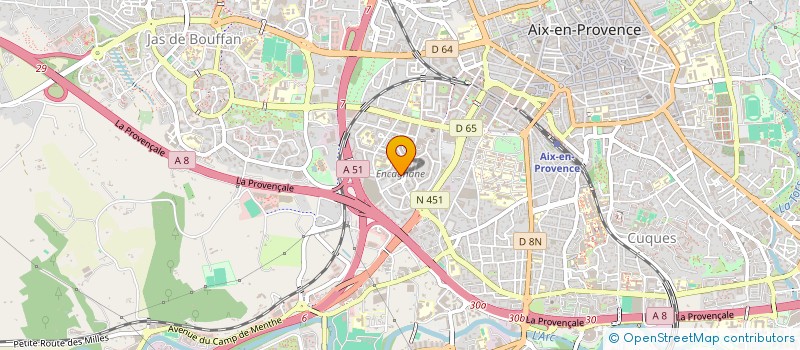 localisation de l'entreprise MONSIEUR BRUNO THIRREE à AIX-EN-PROVENCE