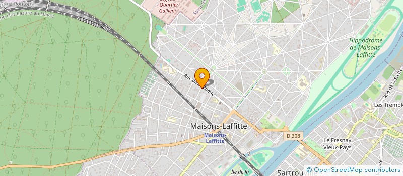 localisation de l'entreprise MONSIEUR BRUNO THIRY à MAISONS-LAFFITTE