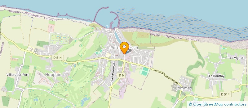 localisation de l'entreprise MONSIEUR BRUNO THOMINES MORA  PORT-EN-BESSIN-HUPPAIN