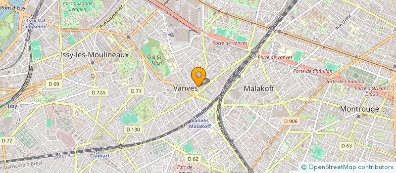 localisation de l'entreprise MONSIEUR BRUNO THORE à VANVES