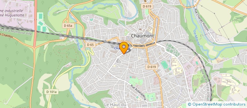 localisation de l'entreprise MONSIEUR BRUNO THORREAU à CHAUMONT