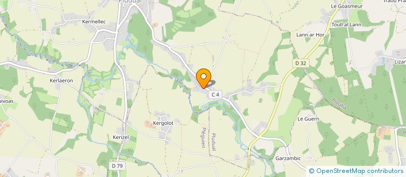 localisation de l'entreprise MONSIEUR BRUNO THOUEMENT  PLUDUAL