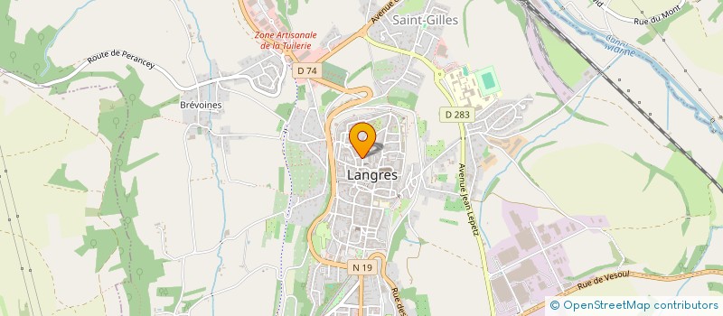 localisation de l'entreprise MONSIEUR BRUNO THOYER à LANGRES