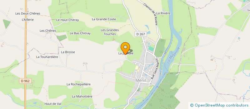 localisation de l'entreprise MONSIEUR BRUNO THUAU à MENIL