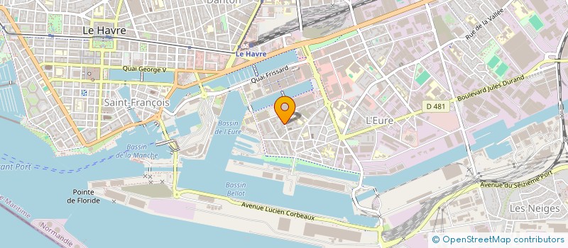 localisation de l'entreprise MONSIEUR BRUNO TIERCE à LE HAVRE