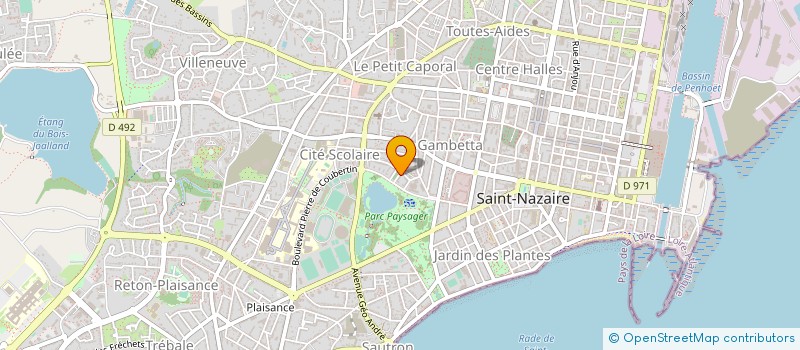 localisation de l'entreprise MONSIEUR BRUNO TISSANDIE à SAINT-NAZAIRE