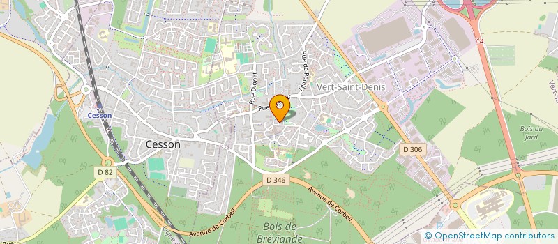 localisation de l'entreprise MONSIEUR BRUNO TISSIER  VERT-SAINT-DENIS