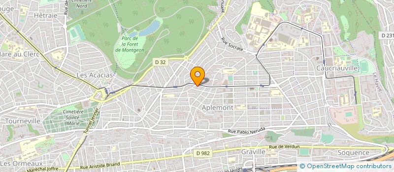 localisation de l'entreprise MONSIEUR BRUNO TOCQUEVILLE à LE HAVRE