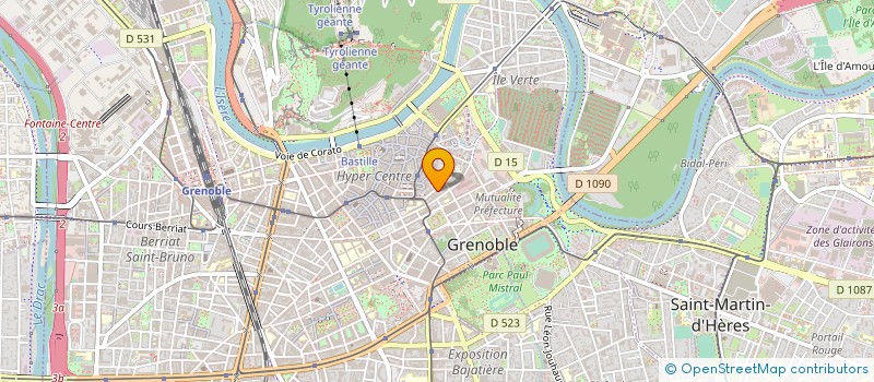 localisation de l'entreprise MONSIEUR BRUNO TOMASINI à GRENOBLE