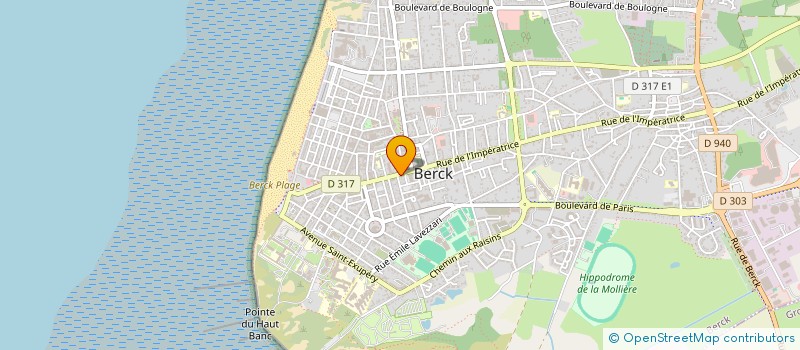 localisation de l'entreprise MONSIEUR BRUNO TONNOIR à BERCK