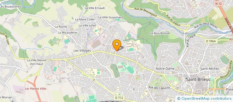 localisation de l'entreprise MONSIEUR BRUNO TOQUE à SAINT-BRIEUC
