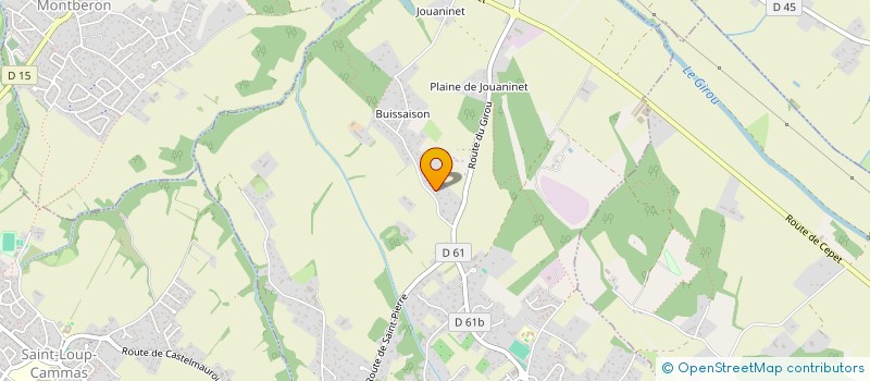 localisation de l'entreprise MONSIEUR BRUNO TORREJON  LAPEYROUSE-FOSSAT