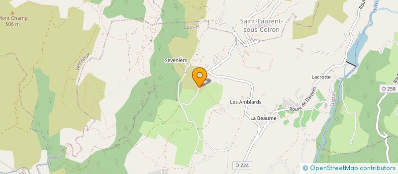 localisation de l'entreprise MONSIEUR BRUNO TORRENTE  LUSSAS