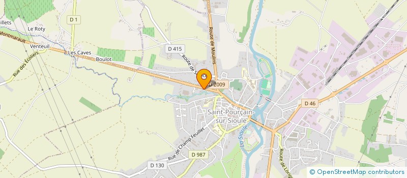 localisation de l'entreprise MONSIEUR BRUNO TORRES à SAINT-POURCAIN-SUR-SIOULE