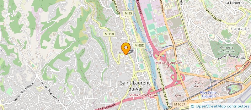 localisation de l'entreprise MONSIEUR BRUNO TOSTI à SAINT-LAURENT-DU-VAR