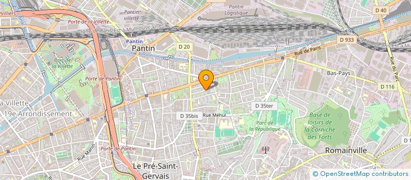localisation de l'entreprise MONSIEUR BRUNO TOUCHEBOEUF à PANTIN
