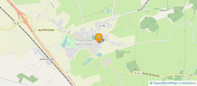 localisation de l'entreprise MONSIEUR BRUNO TOURRET à CHANTENAY-SAINT-IMBERT