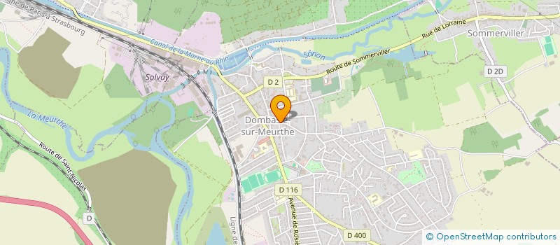 localisation de l'entreprise MONSIEUR BRUNO TOUSSAINT  DOMBASLE-SUR-MEURTHE