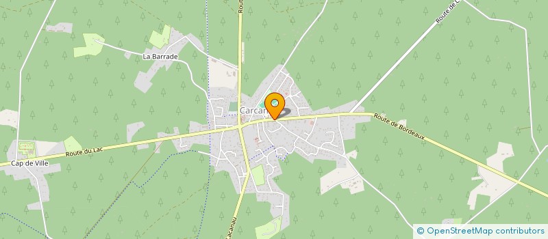 localisation de l'entreprise MONSIEUR BRUNO TRANCHET  CARCANS