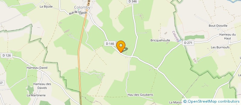 localisation de l'entreprise MONSIEUR BRUNO TRAVERT  BRIX