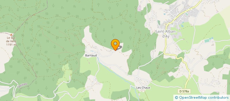 localisation de l'entreprise MONSIEUR BRUNO TREILLE  SAINT-ALBAN-D'AY