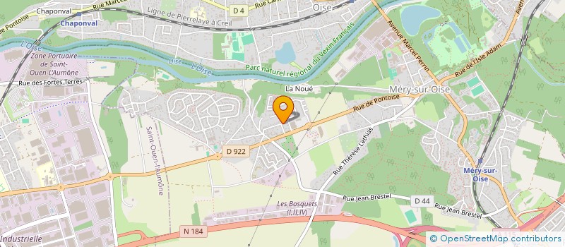 localisation de l'entreprise MONSIEUR BRUNO TREMUEL à MERY-SUR-OISE