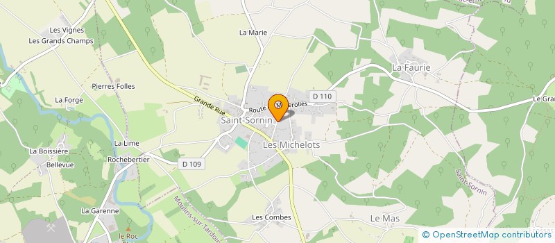 localisation de l'entreprise MONSIEUR BRUNO TRICHARD à SAINT-SORNIN