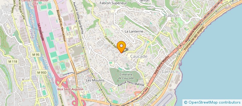 localisation de l'entreprise MONSIEUR BRUNO TRIPODI à NICE